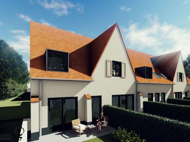 Stijlvolle halfopen bebouwing in prachtig woonerf aan de.