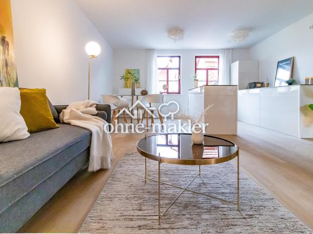Stilvoll wohnen & investieren – modernisierte 3 Zi Wohnung in Meißen, provisionsfrei