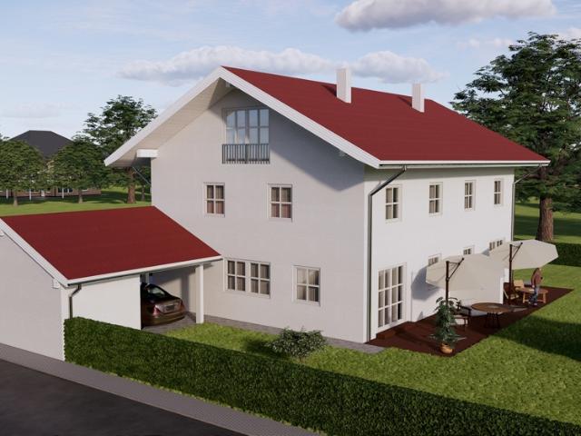 Stilvoll Elegant Ruhige Wohnlage Neubau Doppelhaushäfte als Ausbauvariante