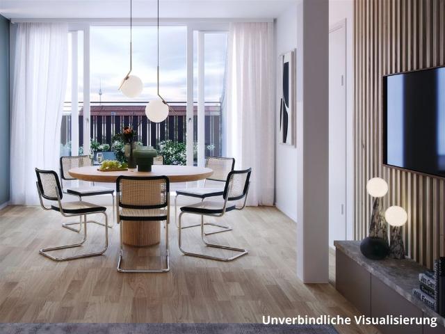 Stilvoll mit zwei Bädern 3 Zimmer Wohnung mit Balkon im 1. Obergeschoss