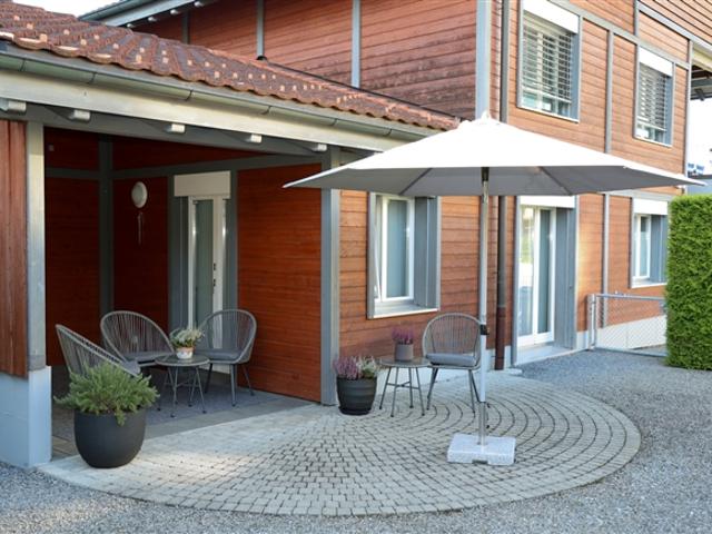 Stilvolle 3.5 Zimmer Gartenwohnung an bester Lage