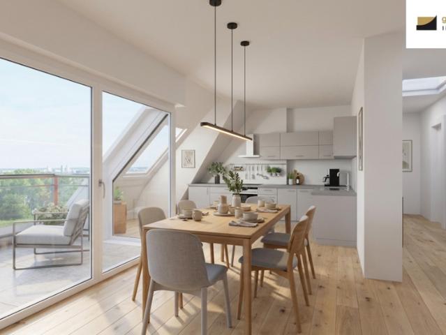 Dachgeschosswohnung mit Balkon in Friedenau Erstbezug