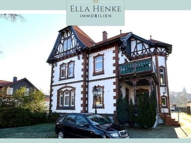 Stilvolle, historische, große Gründerzeit Villa für Wohnen + Gewerbe.