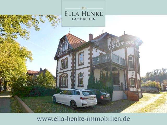 Stilvolle, historische, große Gründerzeit Villa für Wohnen + Gewerbe.