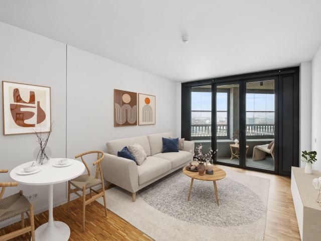 Stilvolles 1 Zimmer Apartment: Moderne Ausstattung, Loggia, zentral in Berlin Mitte