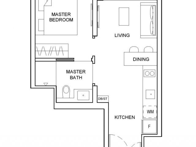 Stirling Residences Condominium For Sale, $1,080,000, 1 Bed 1 Bath 441 sqft $2,449.00 psf
