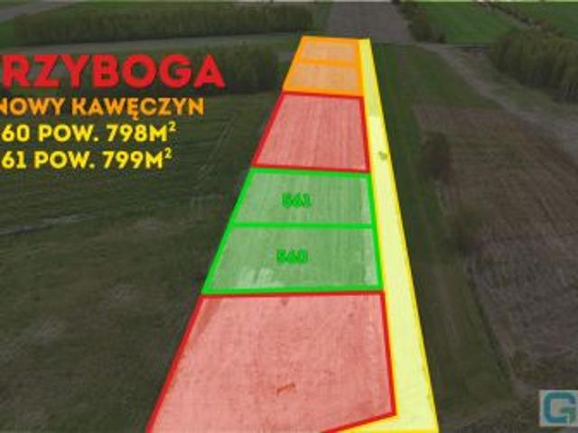 Strzyboga, 799 m² Działka
