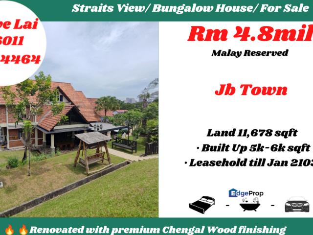 Straits View/ Bungalow House/ For Sale