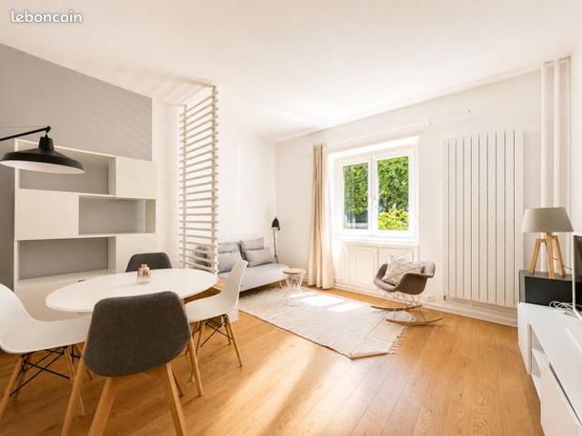Strasbourg – orangerie – prox. Institutions – bel appartement 2 pieces 65 m² entierement renove cave parking
