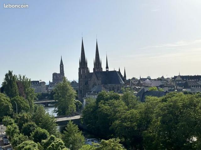 Strasbourg – orangerie sur quai appartement bourgeois 150 m² 8 pieces etage eleve vue degagee balcon – cave + grand debarras