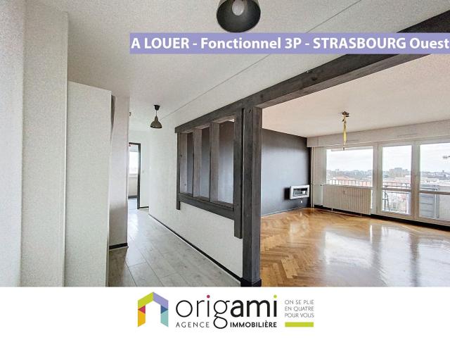 Strasbourg Koenisghoffen Fonctionnel 3p En étage élevé