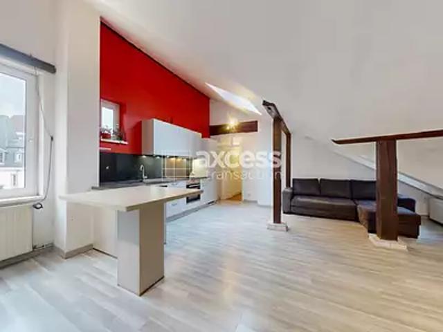 Strasbourg 67000 Achat / Vente appartement 3 pièces t3 au dernier étage
