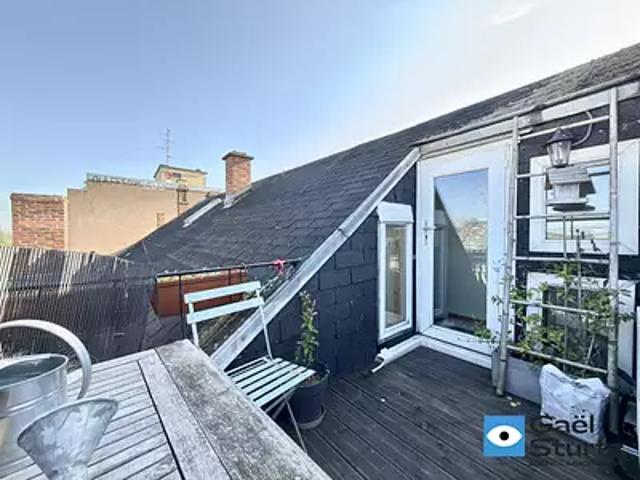 Strasbourg 67000 Achat / Vente appartement 3 pièces t3 au dernier étage terrasse