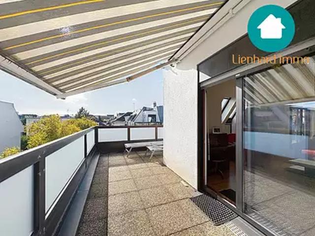 Strasbourg 67000 Achat / Vente appartement 5 pièces t5 au dernier étage terrasse