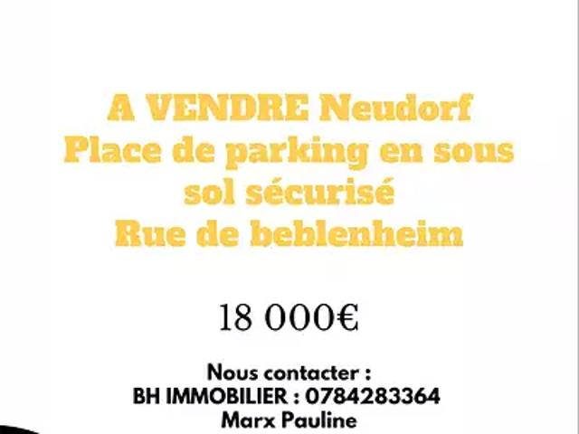 Strasbourg 67100 Achat / Vente parking