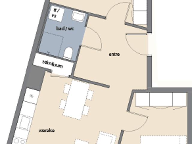 Østre Havnegade 13, 1. lejl. 15