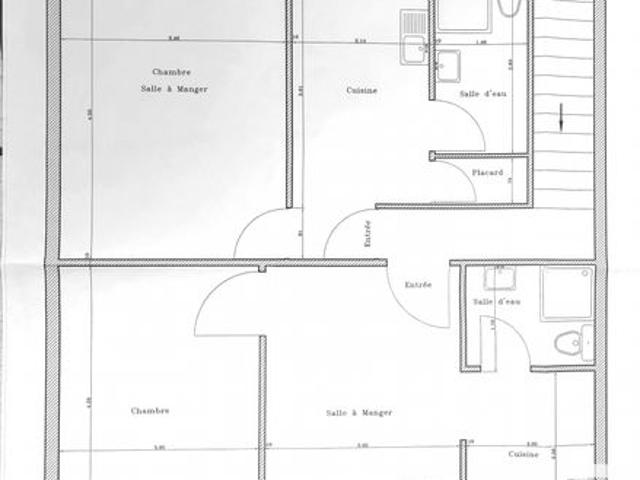 Studio 3 pièces 63 m²