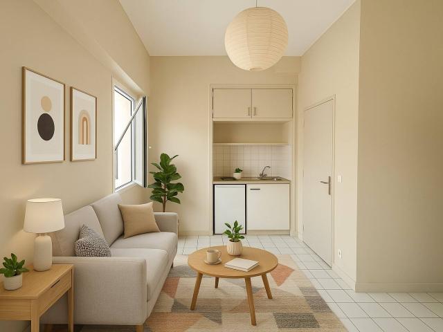 Studio 12m² Centre ville à 5 minutes du Métro Château de Vin