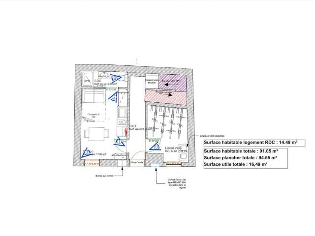 Studio 14 m²