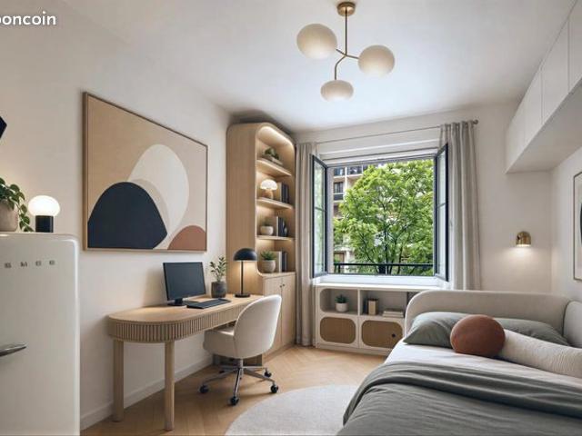 Studio 15 m² Paris 16ème