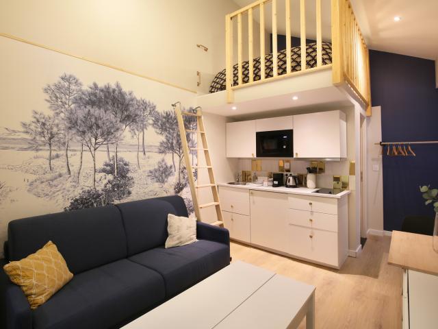 Studio 16,02 m2 meublé Côte Pavée Avenue Jean Rieux