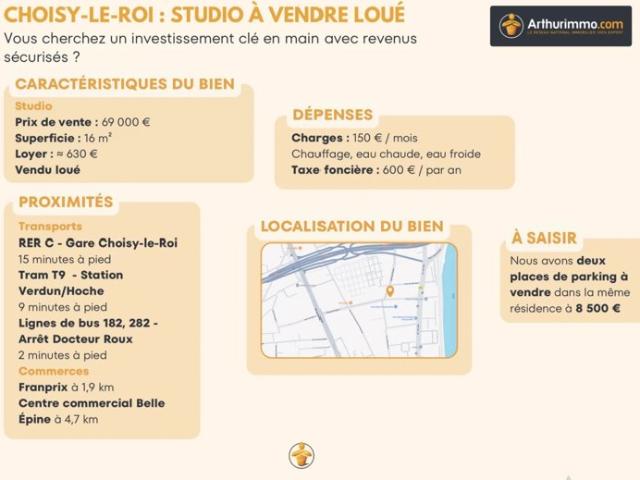 Studio 16m2 Proche GARE