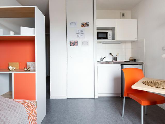 Studio 19/20m² cour