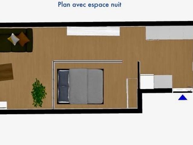 Studio 1 pièce 40 m²