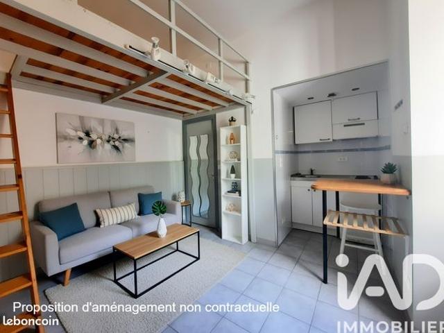 Studio 1 pièce 13 m²