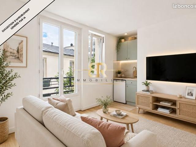 Studio 1 pièce 17 m²
