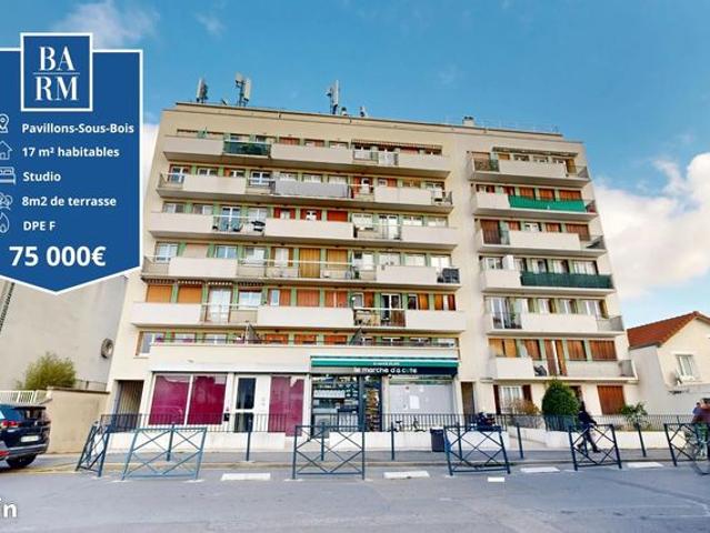 Studio 1 pièce 17 m²