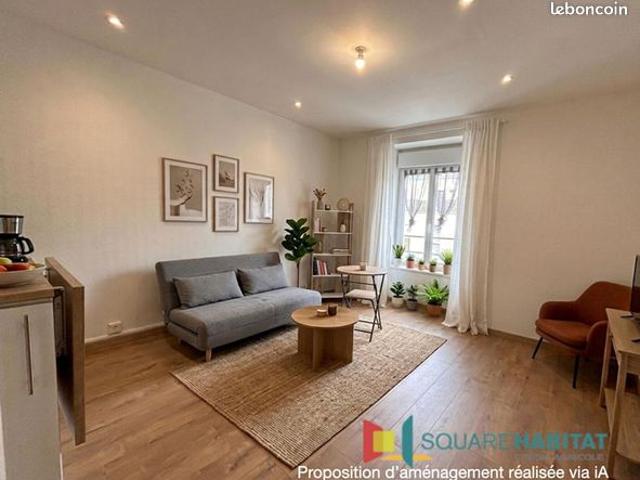 Studio 1 pièce 17 m²