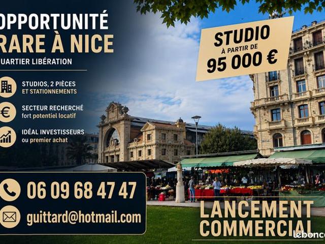 Studio 1 pièce 14 m²
