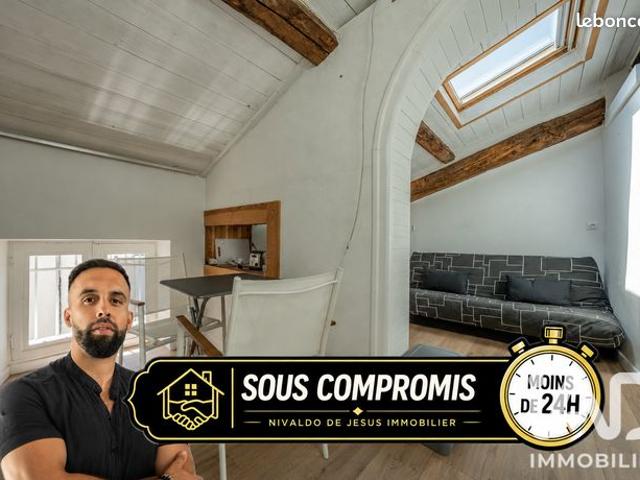 Studio 1 pièce 15 m²
