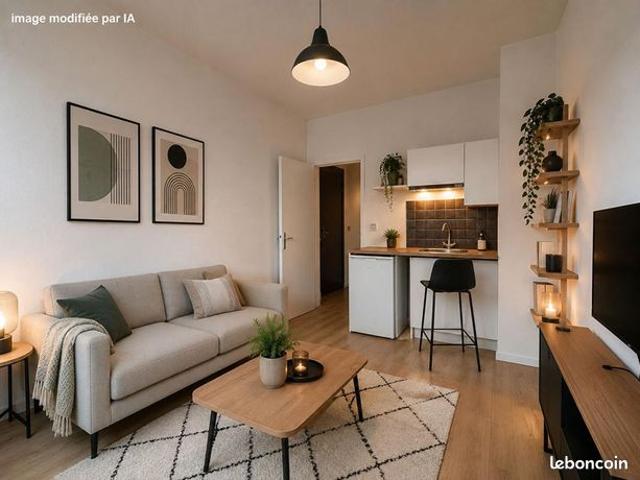 Studio 1 pièce 15 m²