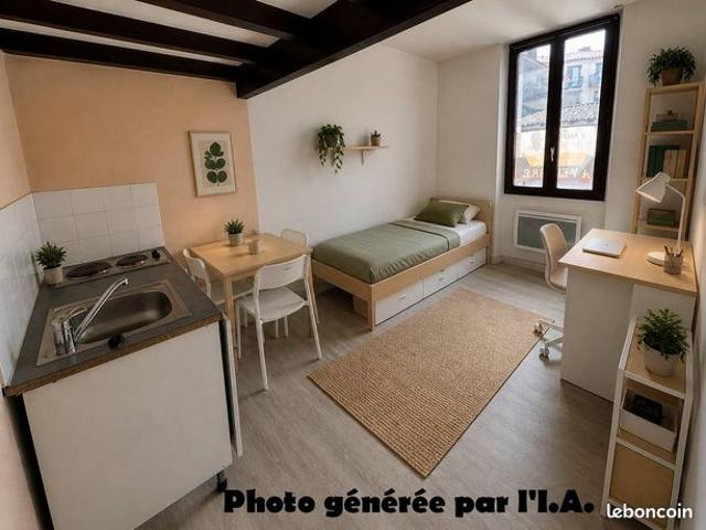 Studio 1 pièce 15 m²