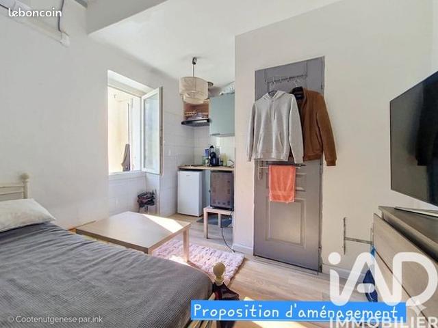 Studio 1 pièce 15 m²