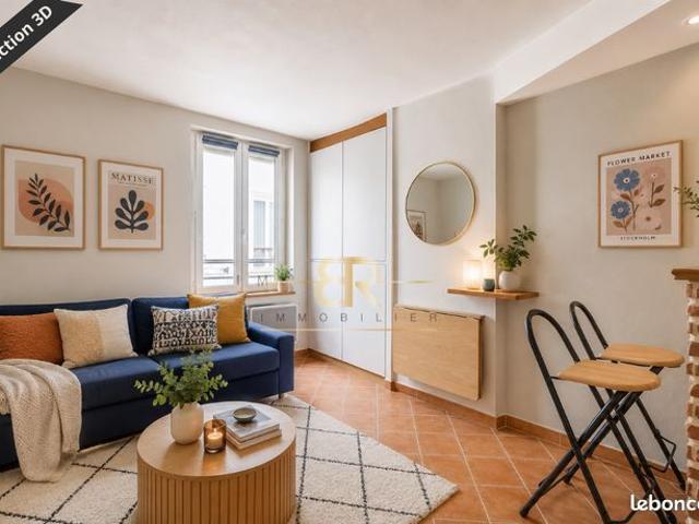 Studio 1 pièce 16 m²