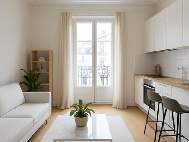 Studio 1 pièce 18 m²