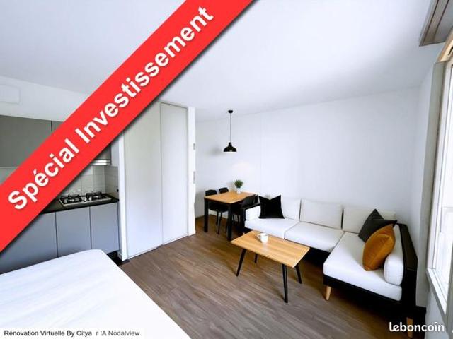 Studio 1 pièce 18 m²