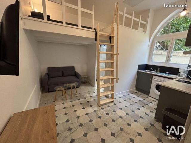 Studio 1 pièce 18 m²