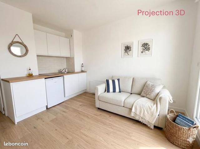 Studio 1 pièce 18 m²