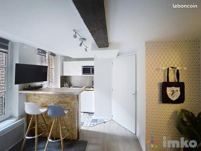Studio 1 pièce 18 m²