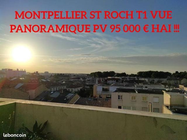 Studio 1 pièce 19 m²