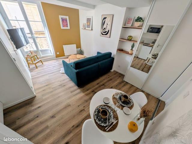Studio 1 pièce 19 m²