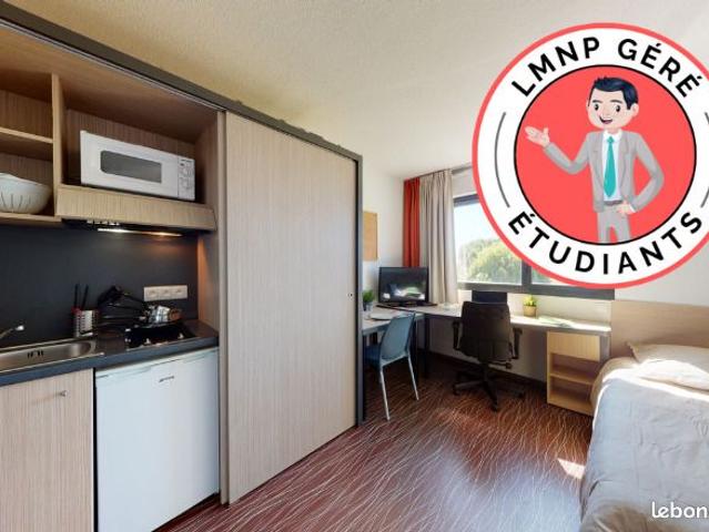 Studio 1 pièce 19 m²