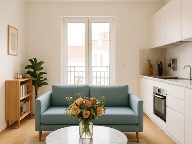 Studio 1 pièce 19 m²