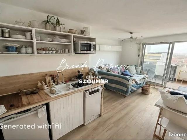 Studio 1 pièce 19 m²