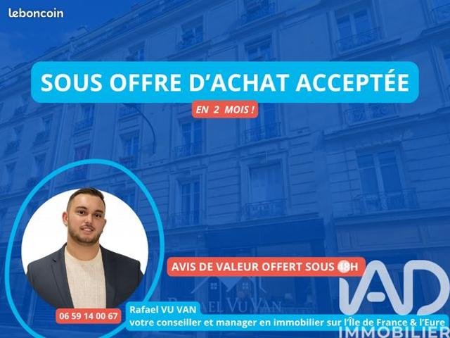 Studio 1 pièce 19 m²