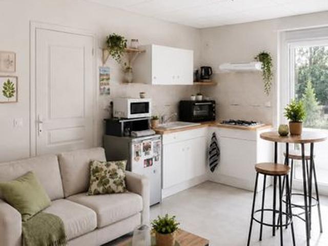 Studio 1 pièce 19 m²